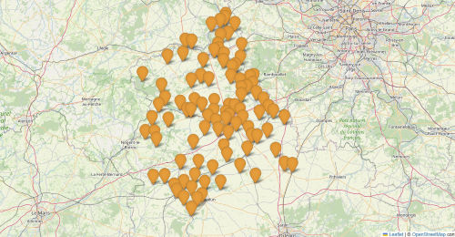 La carte des médiathèques